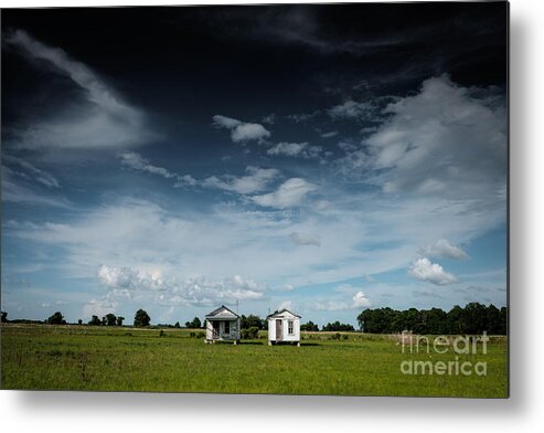 Mississippi Metal Print featuring the photograph Mississippi Delta Homesteads by T Lowry Wilson