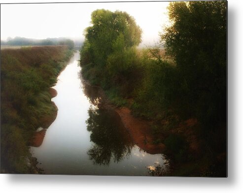 River Metal Print featuring the photograph Misty Morning Stream by Buck Buchanan