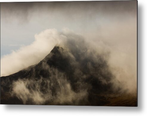 Scotland Metal Print featuring the photograph Misty Peak by Colette Panaioti