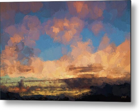 Moab Metal Print featuring the photograph Moab Sunrise Abstract Painterly by David Gordon