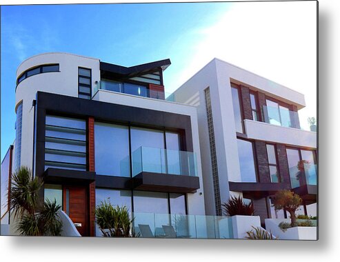 Apartment Metal Print featuring the photograph Modern Building Against Sky by Expect Best