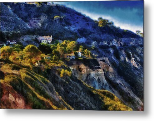 Hillside Living Metal Print featuring the mixed media Modern Cliff Dwellers by Joseph Hollingsworth