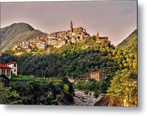 Europa Metal Print featuring the photograph Montalto Ligure - Italy by Juergen Weiss