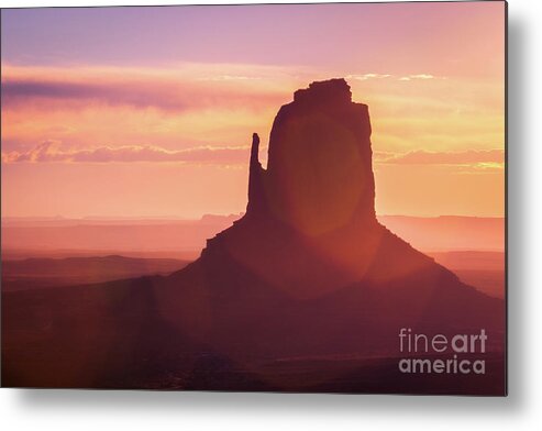 Monument Valley Metal Print featuring the photograph Monument Sunrise by Anthony Michael Bonafede