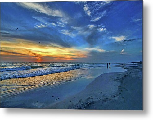 Gulf Of Mexico Metal Print featuring the photograph Moody Blues by HH Photography of Florida