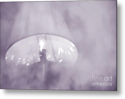 Moody Light- Lavender Metal Print featuring the photograph Moody Light- lavender by Darla Wood