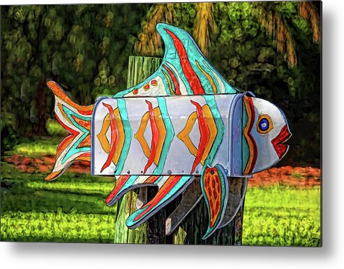 Mailbox Metal Print featuring the photograph More Fun And Whimsy by HH Photography of Florida