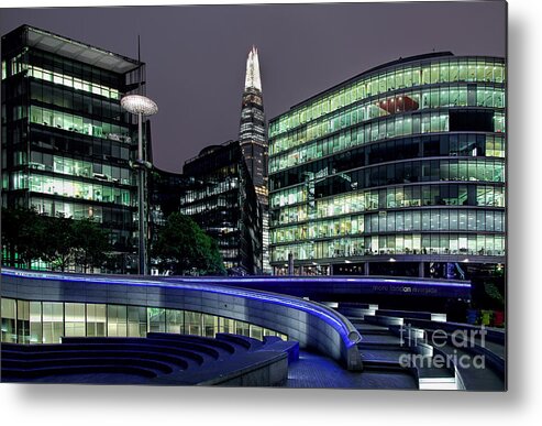 The Shard Metal Print featuring the photograph More London Riverside by Jasna Buncic