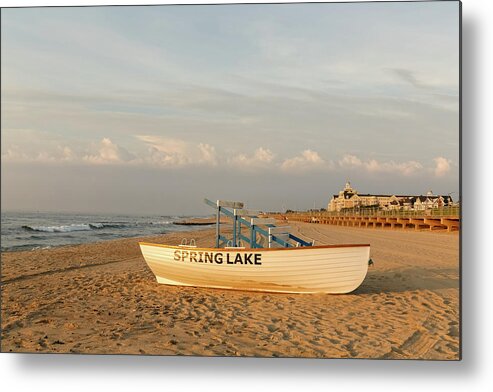 Shore Metal Print featuring the photograph Morning at the Beach by Kathleen McGinley