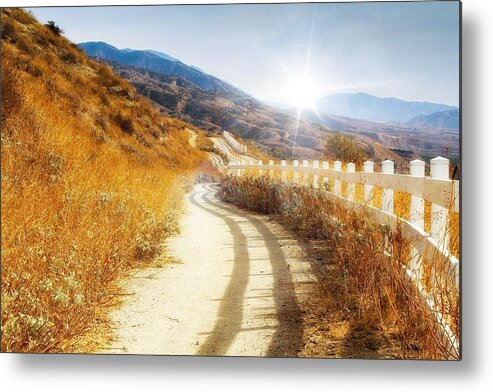 Hike Metal Print featuring the photograph Morning Hike by Alison Frank