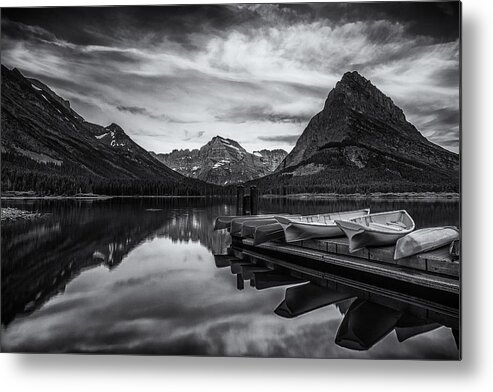 Glacier Metal Print featuring the photograph Morning Peace by Andrew Soundarajan