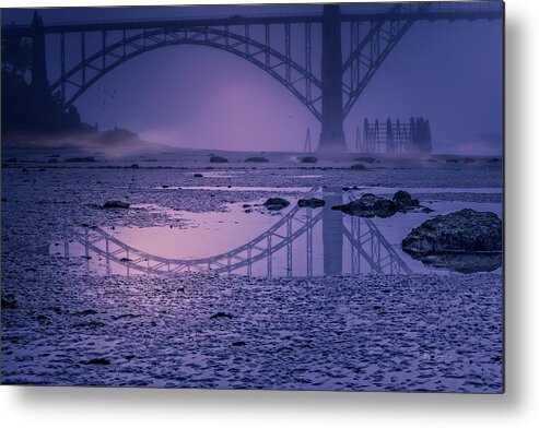 Bridge Metal Print featuring the photograph Morning Reveal by Bill Posner