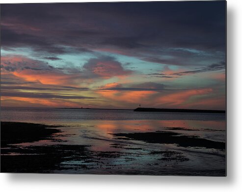 Provincetown Metal Print featuring the photograph Morning SkyBlue Pink by Ellen Koplow
