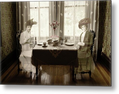 Interiors Metal Print featuring the photograph Morning Tea by John Anderson