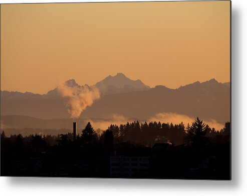 Seattle Metal Print featuring the photograph Morning View by Evgeny Vasenev