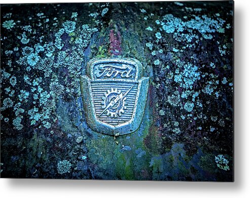 Ford Metal Print featuring the photograph Mossy Ford by Rod Kaye