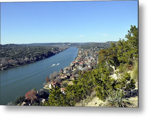 Mount Bonnell Metal Print featuring the photograph Mount Bonnell by Andrew Dinh