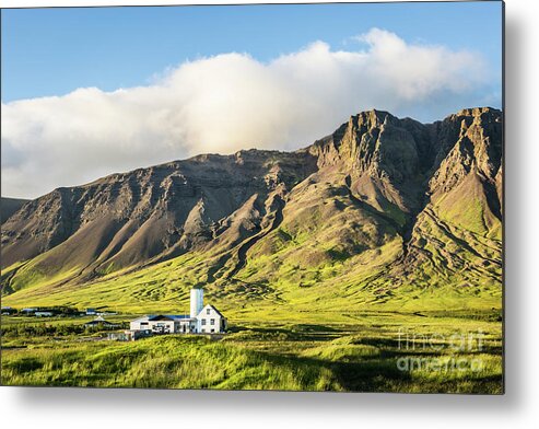 Iceland Metal Print featuring the photograph Mount Esjan is Iceland by Didier Marti