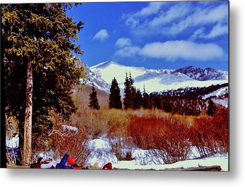 Landscape Metal Print featuring the photograph Mount St Vrain by Christopher James