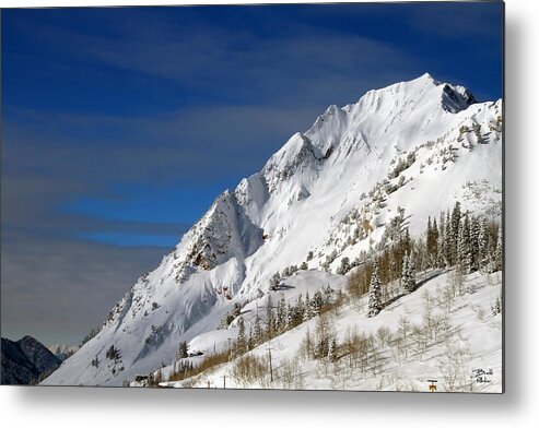 Landscape Metal Print featuring the photograph Mount Superior in Winter by Brett Pelletier