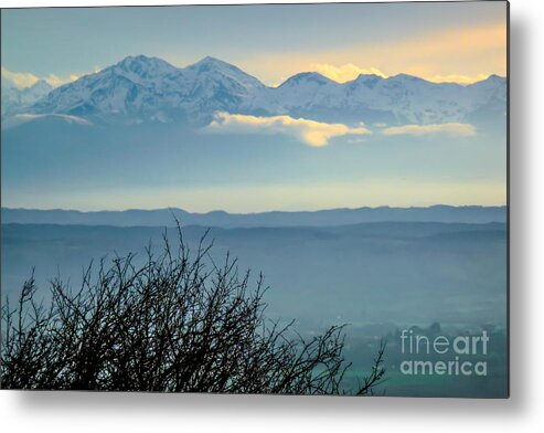 Adornment Metal Print featuring the photograph Mountain Scenery 14 by Jean Bernard Roussilhe