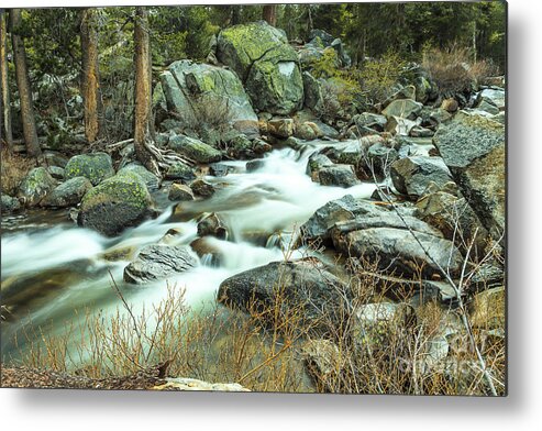 Stream Metal Print featuring the photograph Mountain Stream Yosemite 2 by Ben Graham