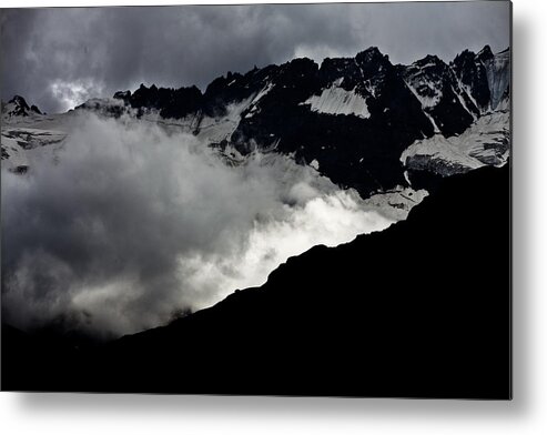 Montagna Metal Print featuring the photograph Mountains Clouds 9950 by Marco Missiaja