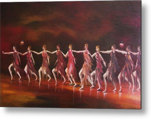 Dance Metal Print featuring the painting Movement and Music by John Williams