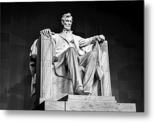 Lincoln Memorial Metal Print featuring the photograph Mr Lincoln by Bill Dodsworth