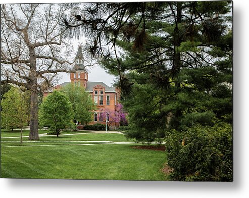 Michigan State University Metal Print featuring the photograph MSU Campus Spring by John McGraw