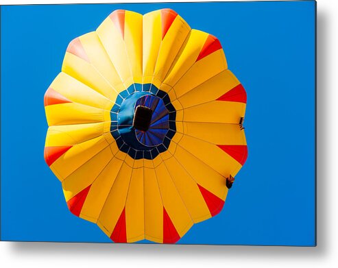 Hot Air Balloons Metal Print featuring the photograph Bottoms Up by Charles McCleanon