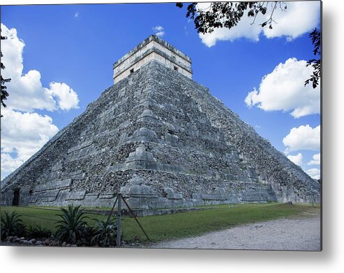 Chillout Metal Print featuring the photograph Mysterious Chichen Itza by Robert Grac