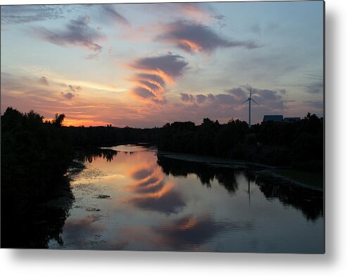 Sunset Metal Print featuring the photograph Mystic Clouds by Ellen Koplow