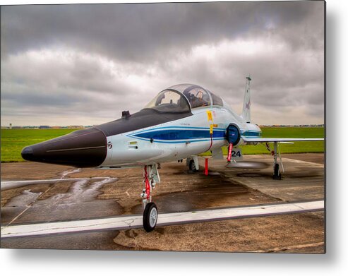 Ellington Field Metal Print featuring the photograph Nasa T-38 by Tim Stanley