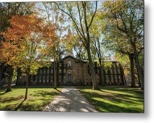 Princeton Metal Print featuring the photograph Nassau Hall Princeton University by Glenn DiPaola