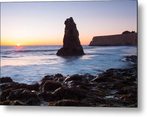 Seascape Metal Print featuring the photograph Nature Yin Yan by Catherine Lau