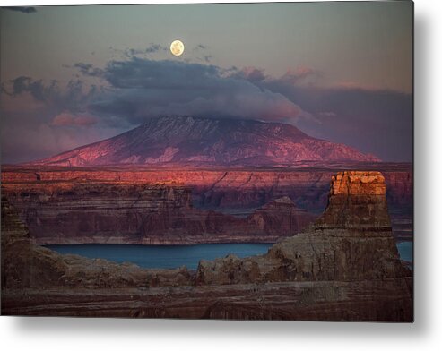 Navajo Mountain Metal Print featuring the photograph Navajo Mountain by Wesley Aston