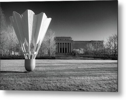 America Metal Print featuring the photograph Nelson Atkins Art Museum in Infrared - Kansas City by Gregory Ballos