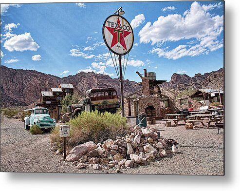 Nelson Metal Print featuring the photograph Nelson Texaco by Kristia Adams