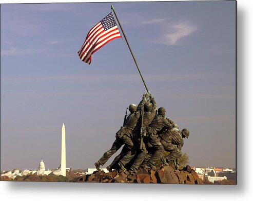 America Metal Print featuring the photograph Never Forget by Mitch Cat
