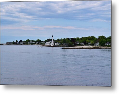 Lighthouse Metal Print featuring the photograph New London Harbor Lighthouse by Nicole Lloyd