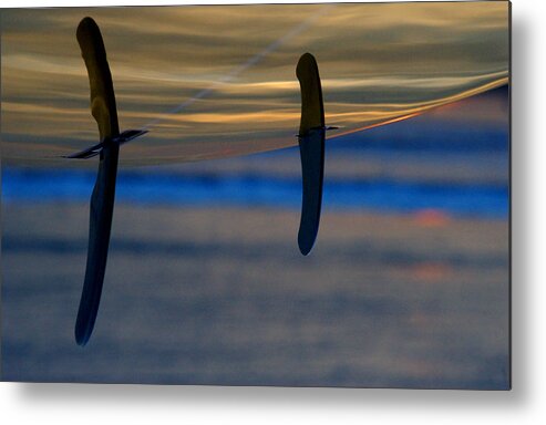 Surfboard Metal Print featuring the photograph New Surfboard by Val Jolley