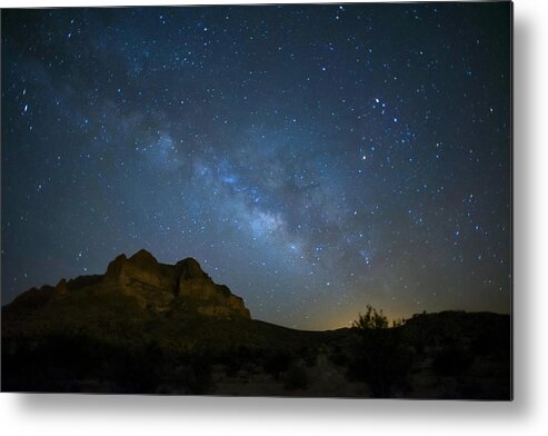 Stars Metal Print featuring the photograph Milky Way over Picket Post by Joanne West