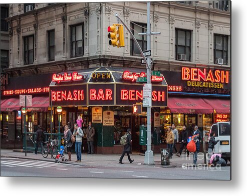 New York Metal Print featuring the photograph New York Deli by Thomas Marchessault