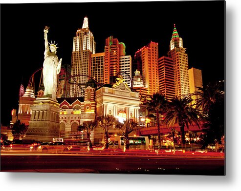 New York Casino Metal Print featuring the photograph New York in Vegas by Rich S
