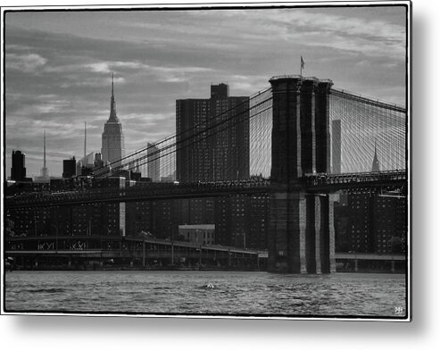 New York City Metal Print featuring the photograph New York Landmarks by John Meader