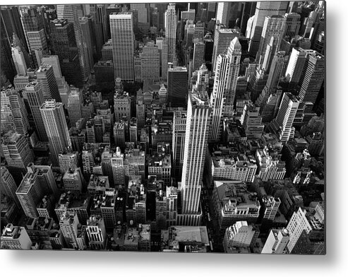 New York Metal Print featuring the photograph New York, New York 5 by Ron Cline