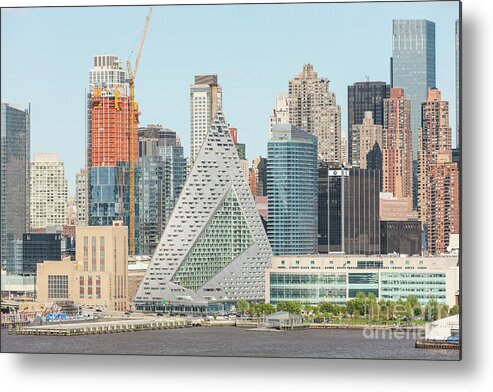 Clarence Holmes Metal Print featuring the photograph New York West 57th Street Skyline III by Clarence Holmes