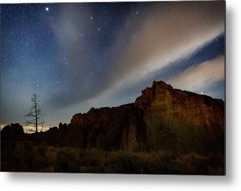 Night Metal Print featuring the photograph Night at Smith Rock by Cat Connor