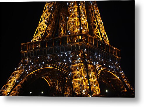 Eiffel Metal Print featuring the photograph Night at the Eiffel by Susie Weaver